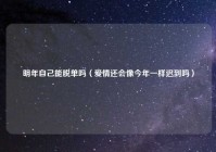 明年自己能脱单吗（爱情还会像今年一样迟到吗）
