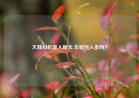大韩和机器人聊天,会取代人类吗？