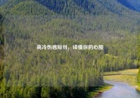 高冷伤感短句，读懂你的心酸