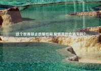 这个世界禁止恋爱结局,爱情真的会消失吗？