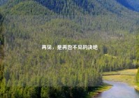 再见，是再也不见的决绝