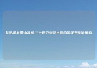 灰姑娘被搭讪视频,三十而已突然出现的梁正贤是渣男吗