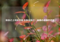 和自己上司谈恋爱,你有没有过一场撕心裂肺的恋爱