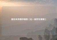 提拉米苏婚纱摄影（比一般好在哪里）