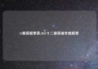 12星座脱单表,2021十二星座谁年底脱单