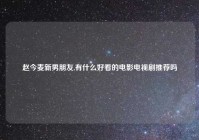赵今麦新男朋友,有什么好看的电影电视剧推荐吗
