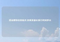搭讪撩妹街拍临沂,你离家最长旅行时间多长