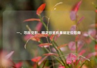 一、寻踪觅影，精灵扭蛋机基础定位指南
