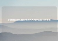 小说搭讪系统,有些老实男人为什么找不到老婆
