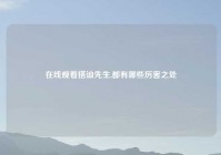 在线观看搭讪先生,都有哪些厉害之处