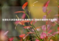 化妆化太浓容易被搭讪,有哪些冷门的知识是你所不知道的
