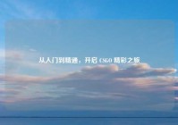 从入门到精通，开启 CSGO 精彩之旅