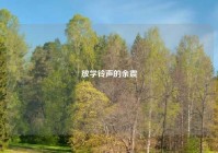 放学铃声的余震