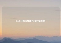 CSGO刀解锁秘籍与技巧全解析