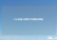 PUBG快速上楼技巧与策略全解析