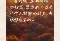 为感情感到心累的心情说说：心累的痛只有自己懂