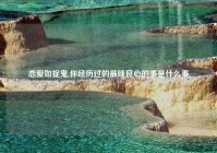 恋爱如捉鬼,你经历过的最昧良心的事是什么事