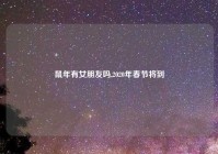 鼠年有女朋友吗,2020年春节将到
