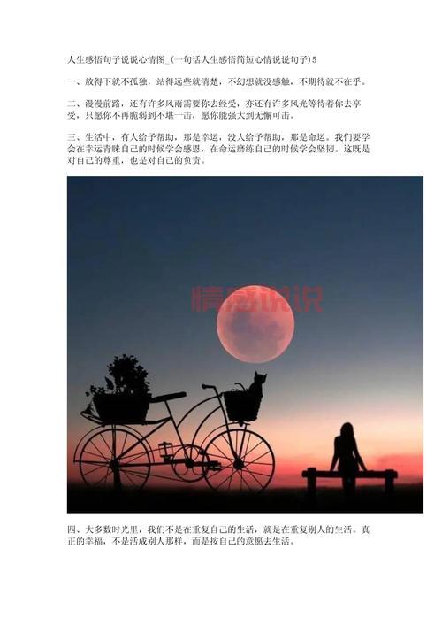 心情感悟说说:那些生活中的微小瞬间与内心体悟