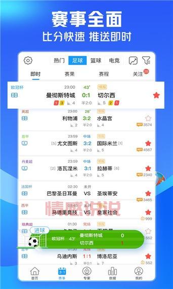 实时比分直播|覆盖足球、篮球等多项赛事的权威比分平台