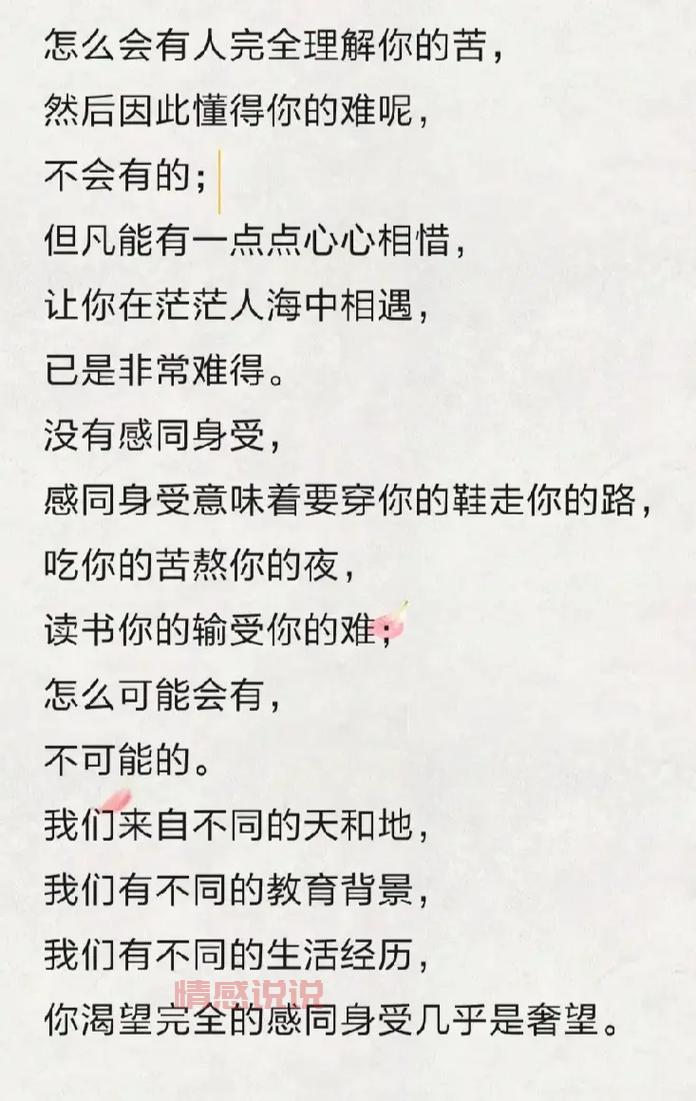 情感语录说说抖音:让你感同身受的深情表达