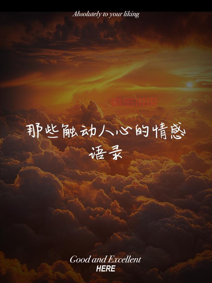 情感生活语录说说:温暖人心的深情瞬间