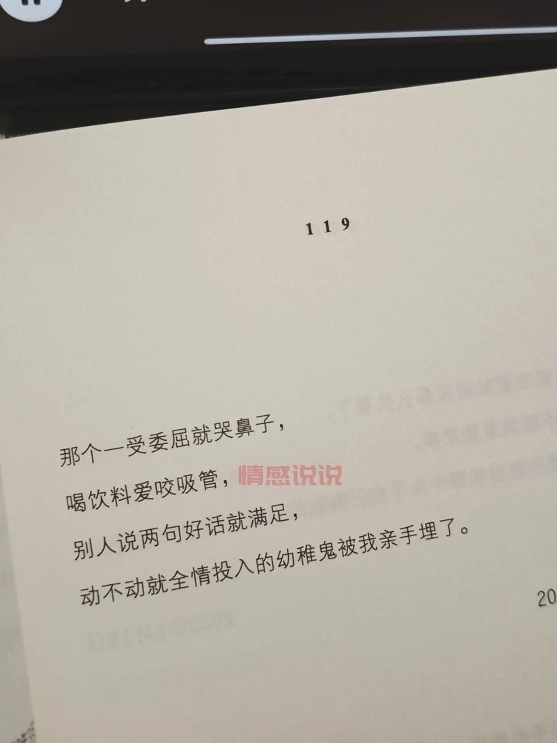 内涵情感说说:生活中的爱与失落