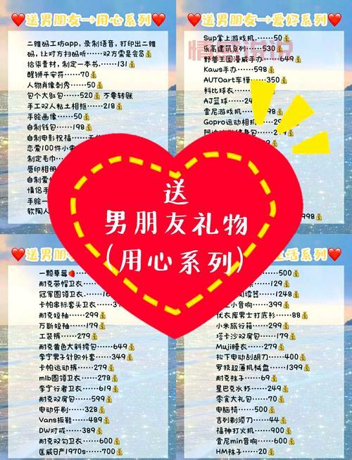 七夕要送礼物给男朋友吗?不同类型男友送礼攻略!