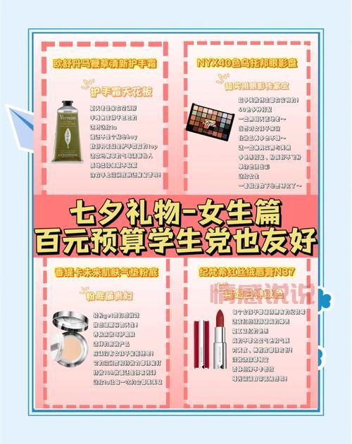七夕送情人什么礼物不踩雷?看这篇就够啦!