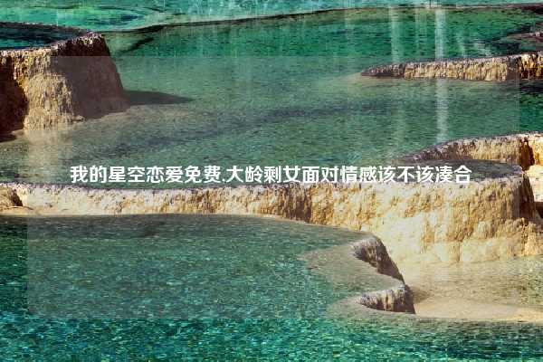 我的星空恋爱免费,大龄剩女面对情感该不该凑合