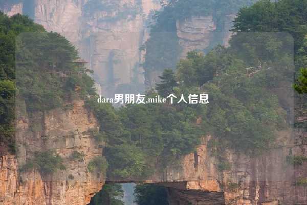 dara男朋友,mike个人信息
