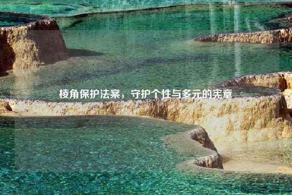 棱角保护法案,守护个性与多元的宪章