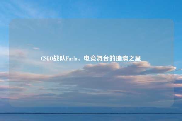 CSGO战队Furla,电竞舞台的璀璨之星
