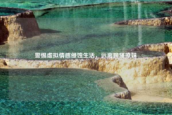 警惕虚拟情感侵蚀生活,远离聊骚撩妹